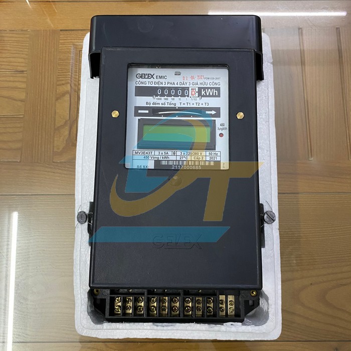 Công tơ điện 3 pha 3 giá 50(100A) Emic MV3E43T