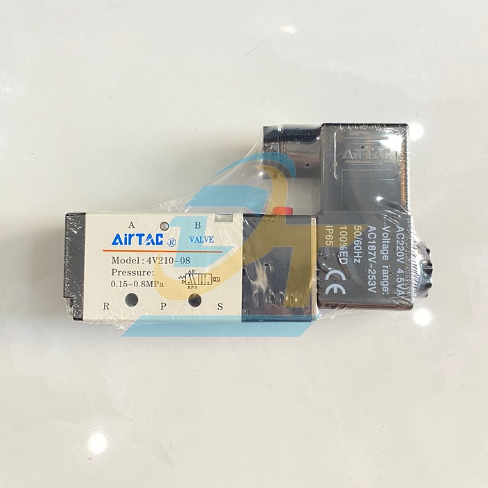Van điện từ khí nén AC220V Airtac 4V210-08A