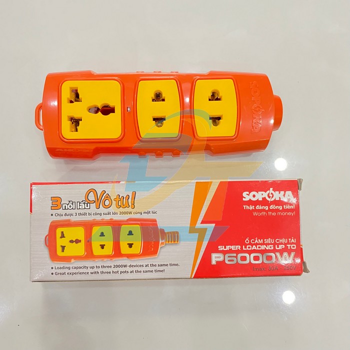 Ổ cắm công suất cao Sopoka P6000W