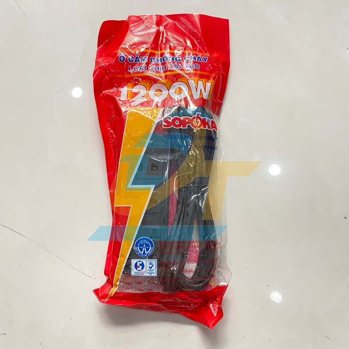Ổ cắm dây chịu tải cao 1200W dây 4.5m SOPOKA 3X5