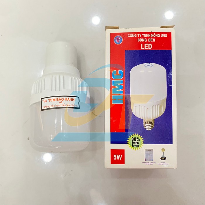 Bóng đèn Led bulb trụ 5W E27 6500K HMC
