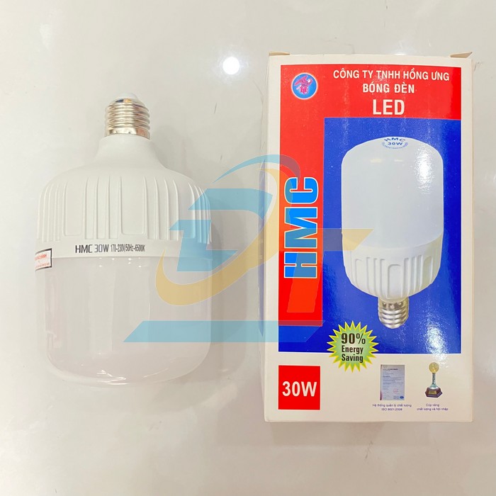 Bóng đèn Led bulb trụ 30W E27 6500K HMC