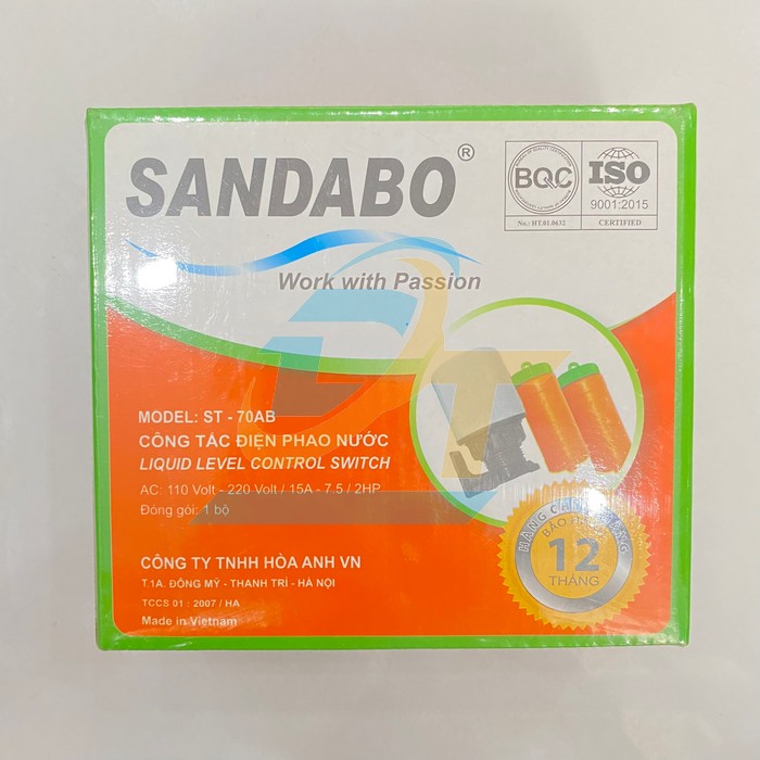 Công tắc điện phao nước Sandabo ST-70AB