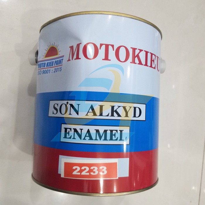 Sơn dầu Alkyd bóng màu đỏ 2233 Motokieu