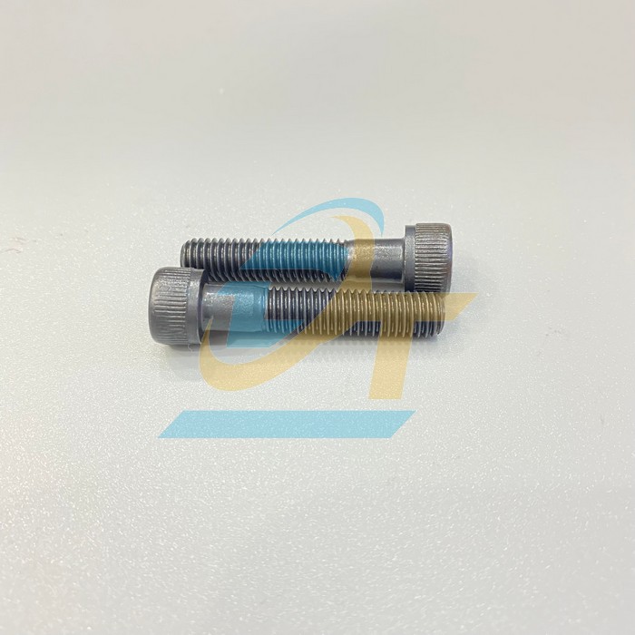 Bulong lục giác chìm đầu trụ thép đen ren lửng M6x40