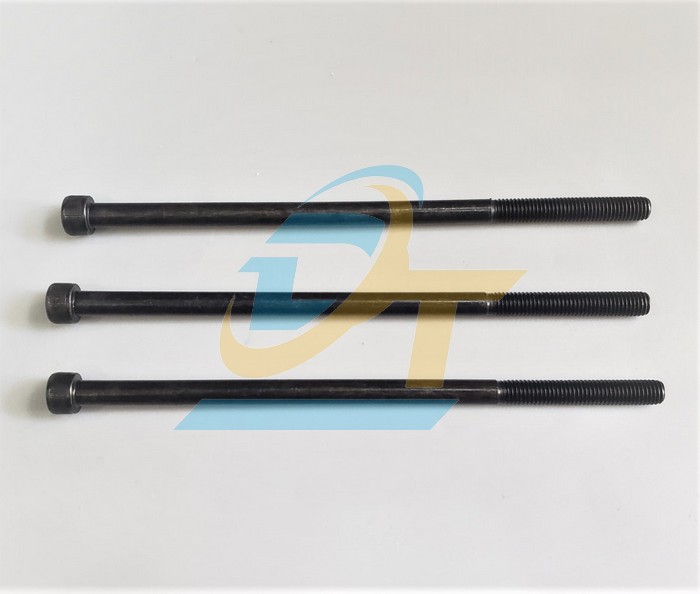 Bulong lục giác chìm đầu trụ thép đen ren lửng M8x180 (Ren 50)
