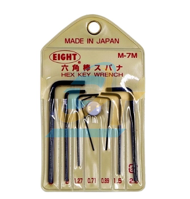 Bộ lục giác 7 chi tiết mini 0.71-3 mm Eight M-7M