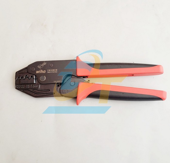 Kìm bấm cos 0.25-6 mm² (AWG 22-10) WIHA Z62000306