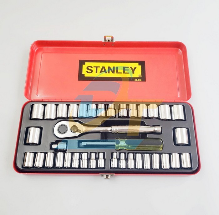Bộ khẩu 1/4'' và 3/8'' 37 chi tiết Stanley 89-518