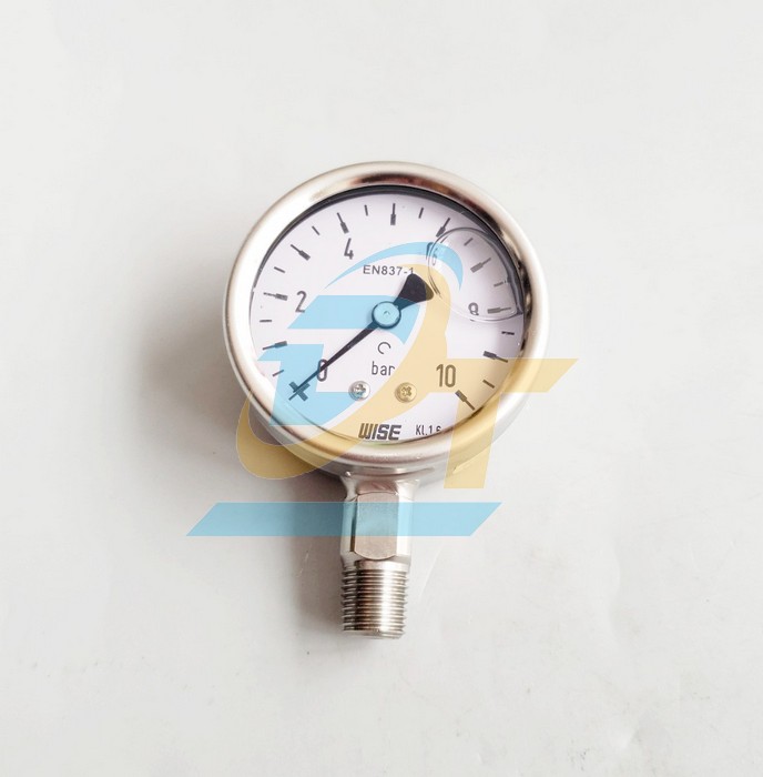 Đồng hồ đo áp suất 63mm 0-10bar WISE P252