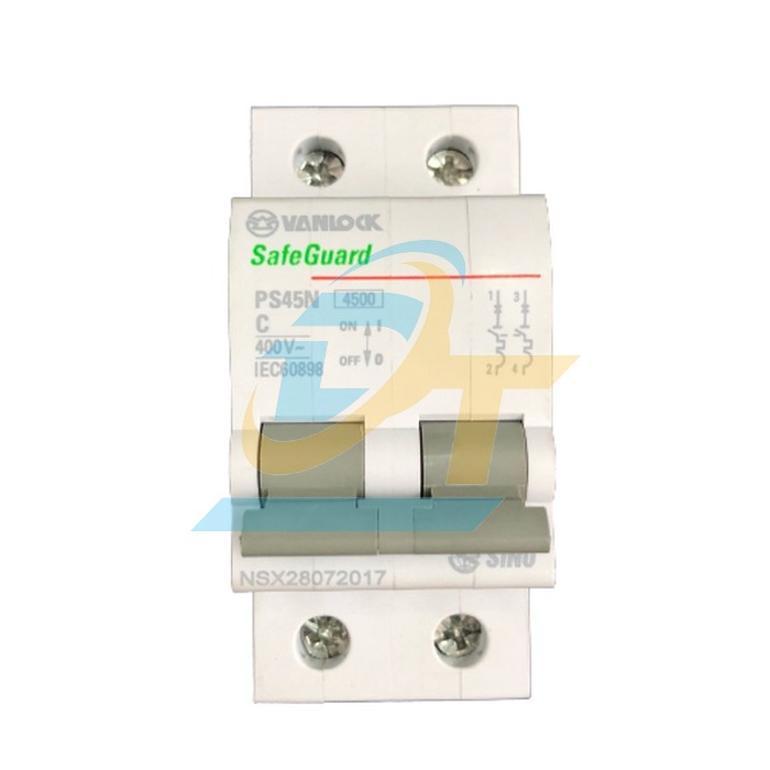 Cầu dao tự động 2P 63A Sino PS45N/C2063