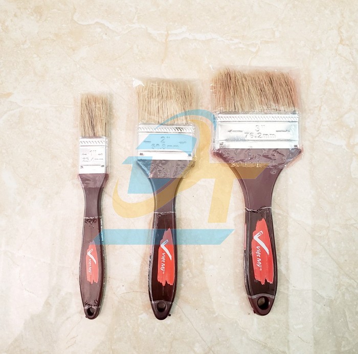 Cọ sơn cán nâu 1.5"/38.1mm Việt Mỹ