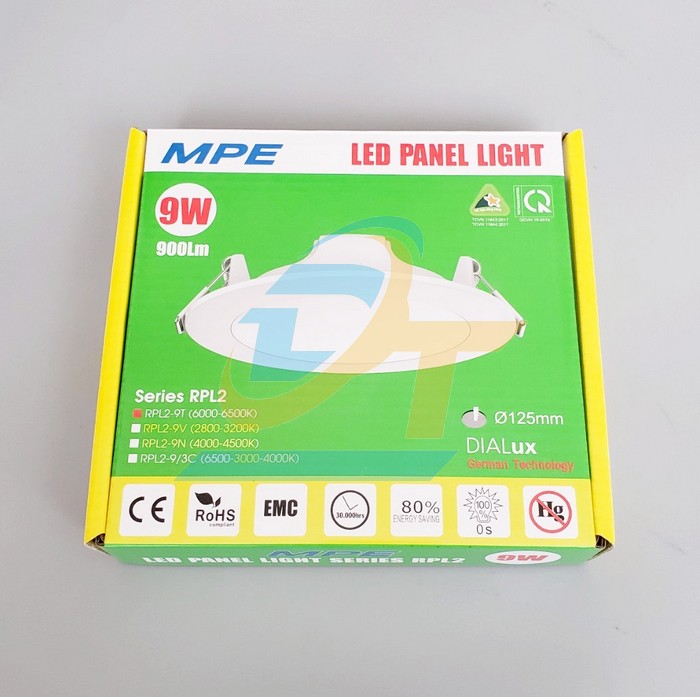 Đèn LED Panel âm trần 9W MPE RPL2-9T