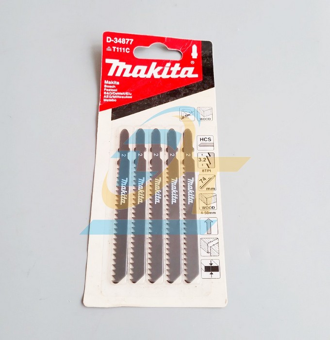Vỉ 5 lưỡi cưa lọng (gỗ) T111C Makita D-34877