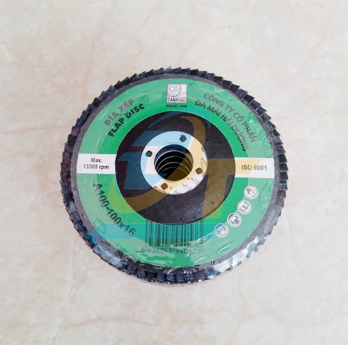 Nhám xếp Hải Dương A60 100x16mm mác xanh