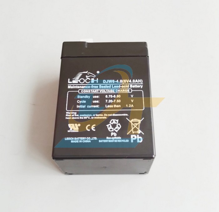 Pin ắc quy dùng cho cân điện tử 6V-4.0AH Leoch DJW6-4.0