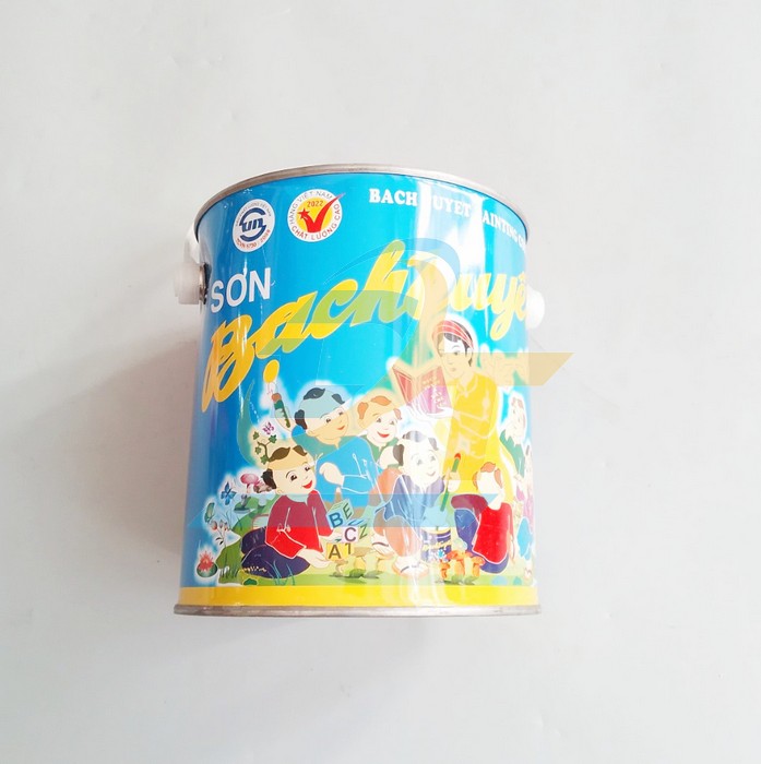 Sơn Alkyd (bóng) Bạch Tuyết 3kg - Màu xám 122