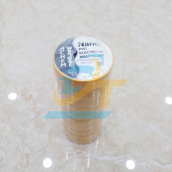 Băng keo điện nano 20Y Achem - Màu vàng