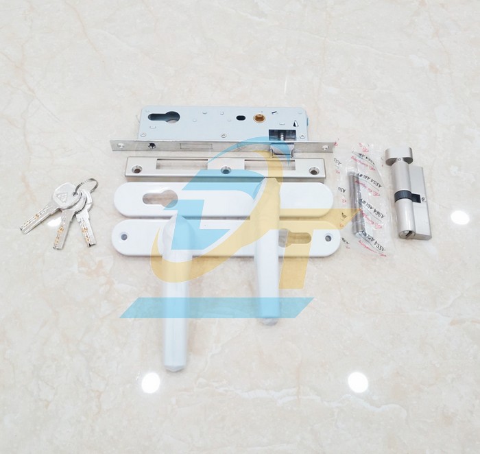 Bộ khóa đơn điểm cửa nhựa lõi thép GQ Assa Abloy