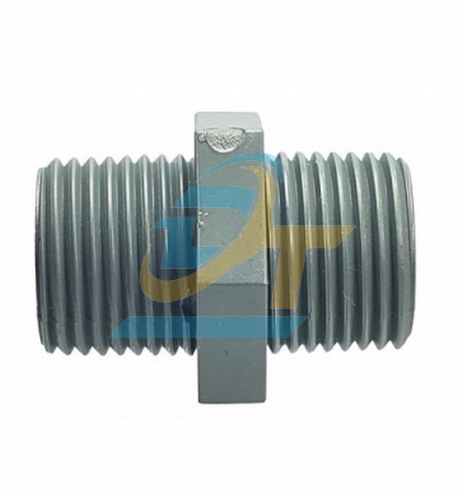 Nối 2 đầu ren ngoài (kép ren) nhựa phi 34