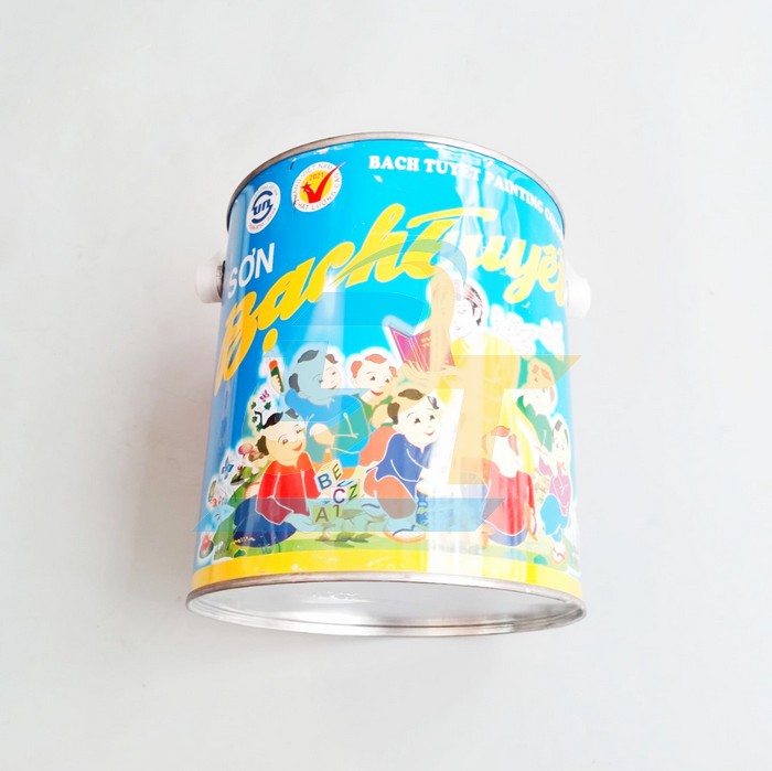 Sơn Alkyd (bóng) Bạch Tuyết 2.8kg - Màu đen 200