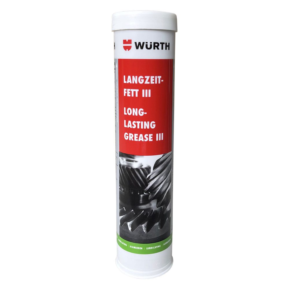 Mỡ bò chịu nhiệt LONG - LASTING Grease III Wurth 400g