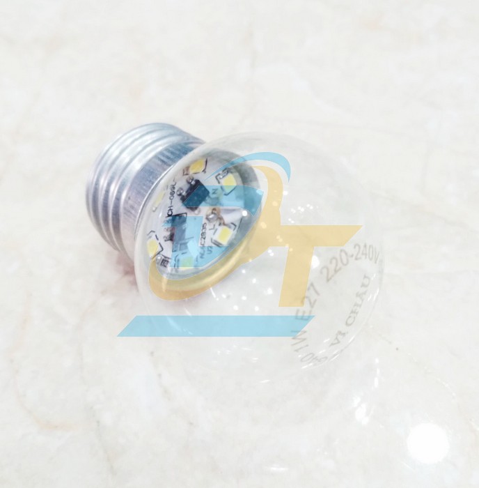 Bóng đèn sợi đốt trái chanh 1W 220V E27 ánh sáng trắng