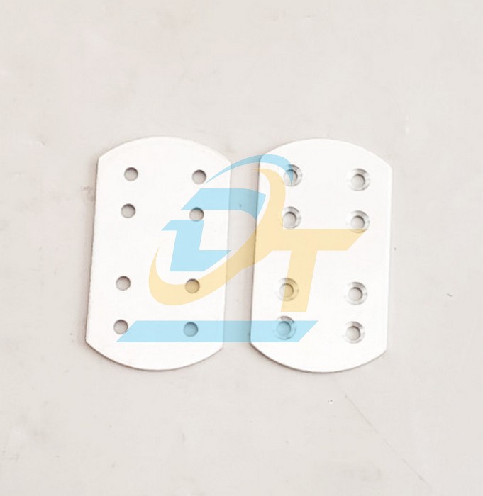 Ke sắt thẳng (Bát thẳng) 8 lỗ 80mm - Bản đại 45mm