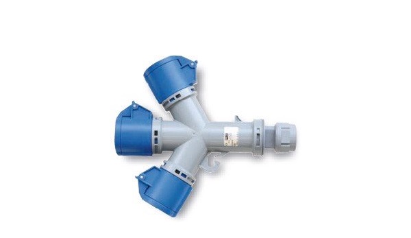 Ổ cắm công nghiệp 3P-16A-230V IP44 chia 3 PCE F9432006