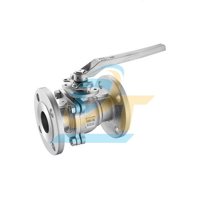 Van cửa inox 304 nối bích JIS 10K DN80 - Phi 90