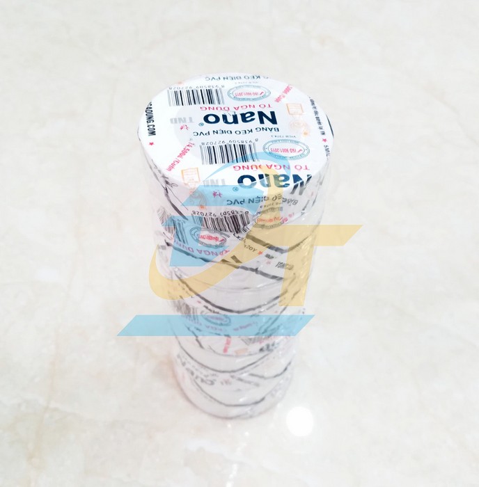 Băng keo điện Nano 20Y Tô Nga Dũng (Màu trắng)