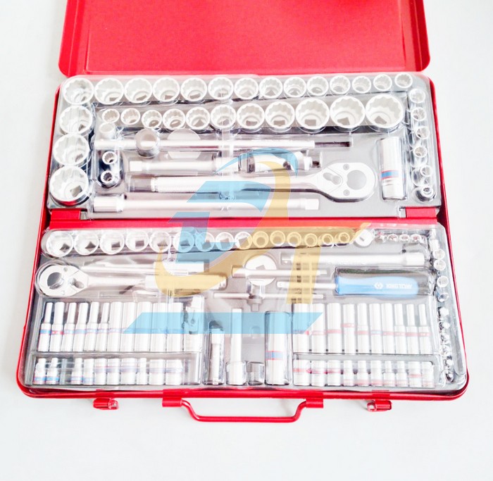 Bộ tuýp 135 chi tiết 1/2" - 1/4" - 3/8" Kingtony 9033CR