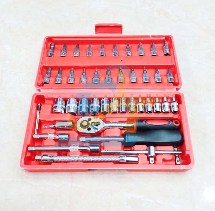 Bộ tuýp đa năng 1/4" 46 chi tiết