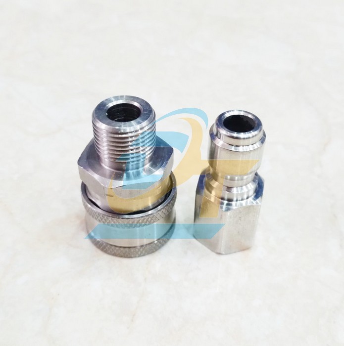 Bộ khớp nối nhanh inox 3/8" - Ren 17mm (Đực RT, Cái RN)