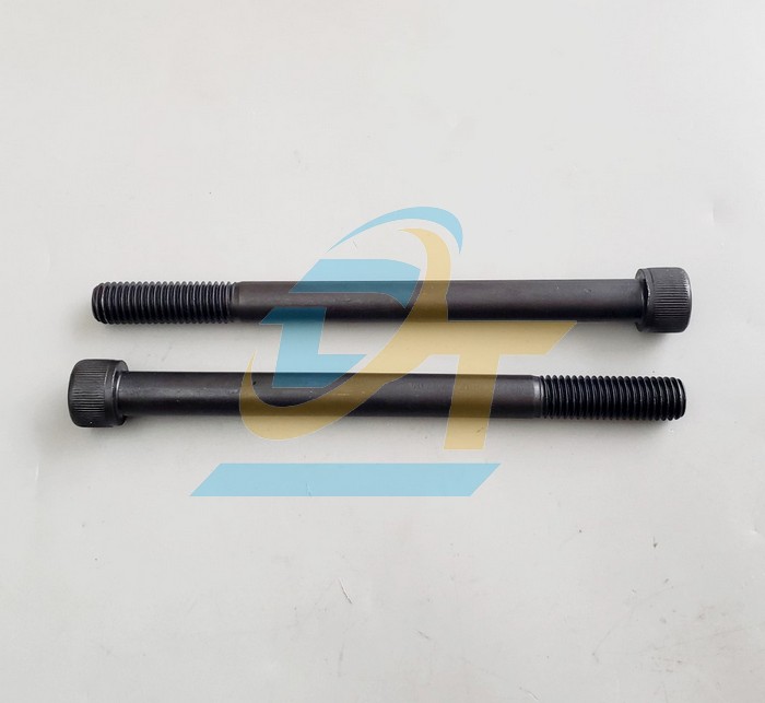 Bulong lục giác chìm đầu trụ thép đen ren lửng M12x180