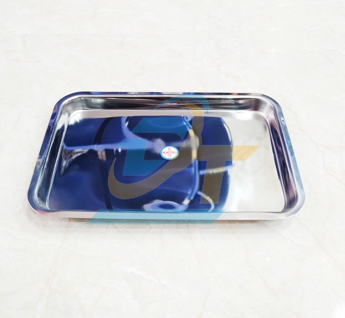 Khay inox 201 chữ nhật 320x220x20mm