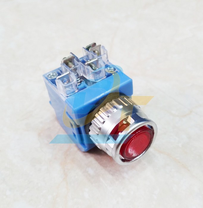 Nút nhấn nhả có đèn 220V phi 25 YongSung YSNPBL2-T22A