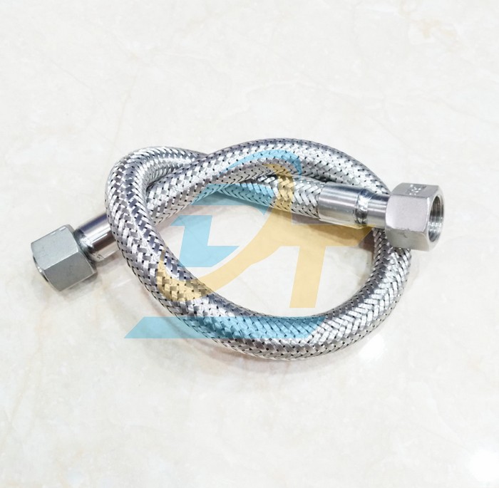 Ống mềm inox 304 1/2"x600mm (Phi 21) nối ren