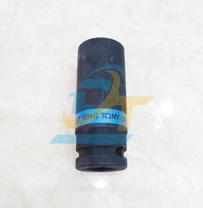 Đầu tuýp đen dài 1/2'' ra lục giác 22mm Kingtony 443522M