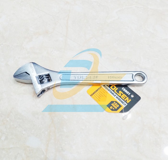 Mỏ lết cán trơn 6"/150mm Tolsen 15001