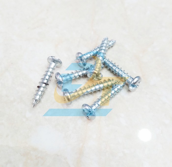 Vít gỗ đầu tròn mạ kẽm M5x25