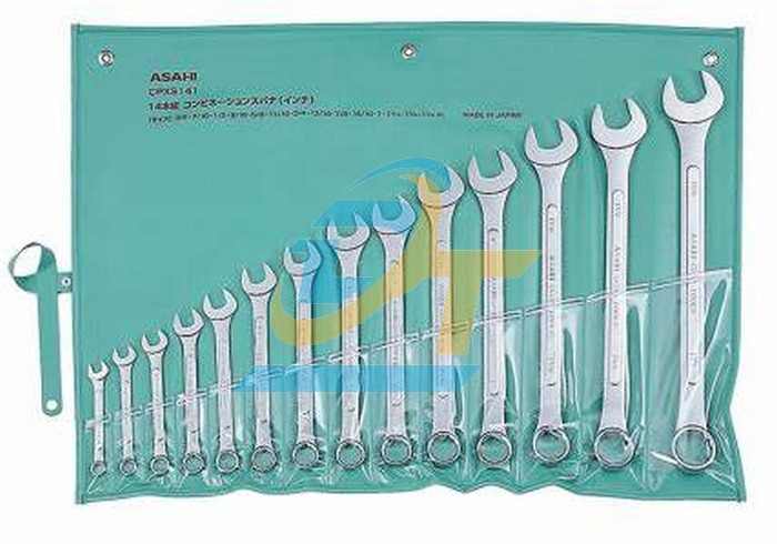Bộ cờ lê vòng miệng 14 chi tiết Asahi 1014M-1