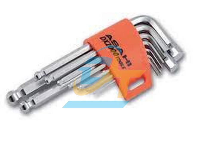 Bộ lục giác bi loại ngắn 1.5-10mm Asahi AZS0910