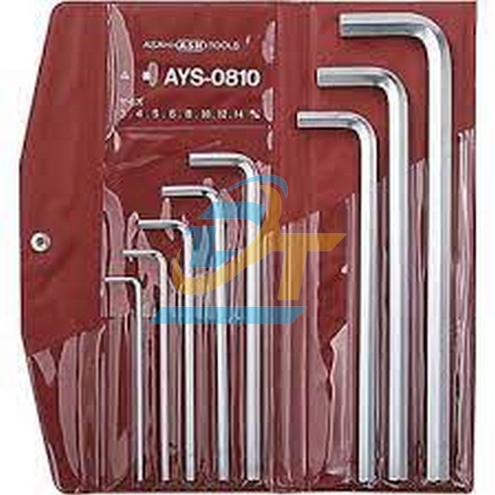 Bộ Lục Giác Thường Dài 3-14mm Asahi AYS0810