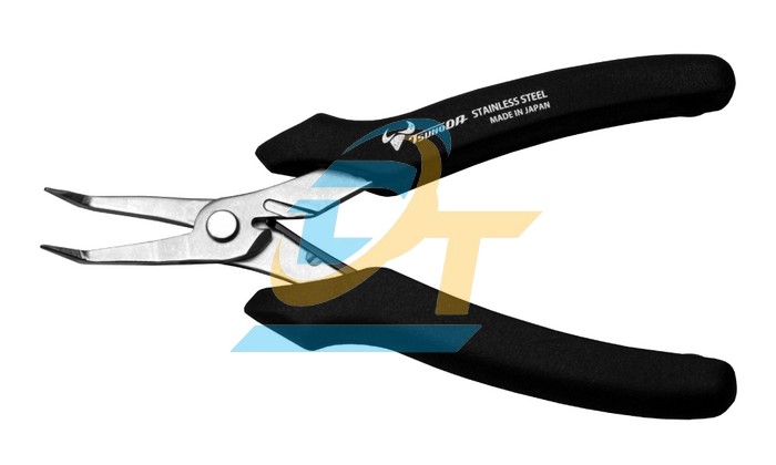 Kìm nhọn không gỉ đầu cong 140mm Tsunoda SPB-140