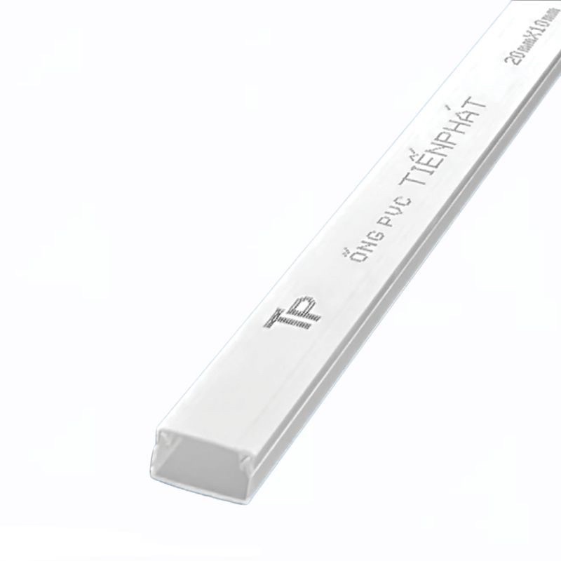 Nẹp vuông luồn dây điện 20x11mm Tiến Phát - Cây 1.7m