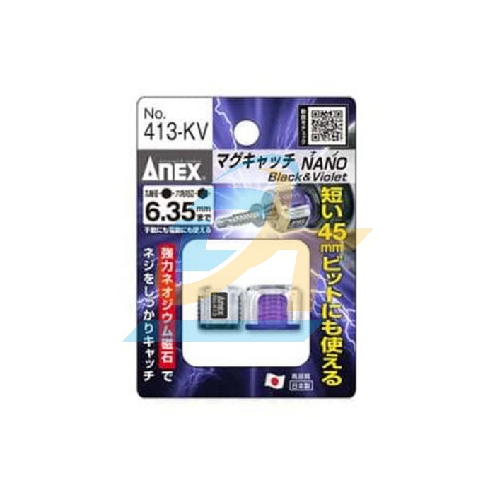 Vỉ 2 nam châm trợ lực siêu nhỏ No.413-KV Anex