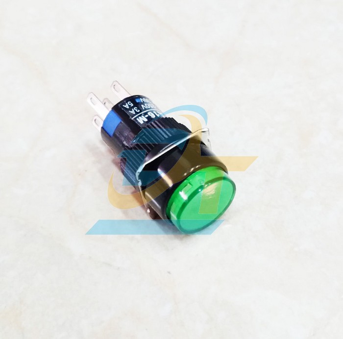Nút nhấn nhả 24V phi 16mm 5 chân