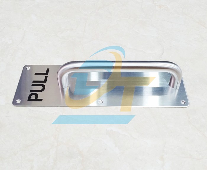 Bảng kéo cửa Pull inox mờ có tay nắm Hafele 987.11.240