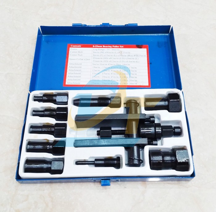 Bộ cảo bạc đạn chữ H 10 chi tiết 8-25mm